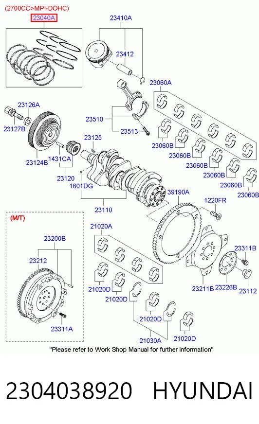 2304038920 Hyundai/Kia