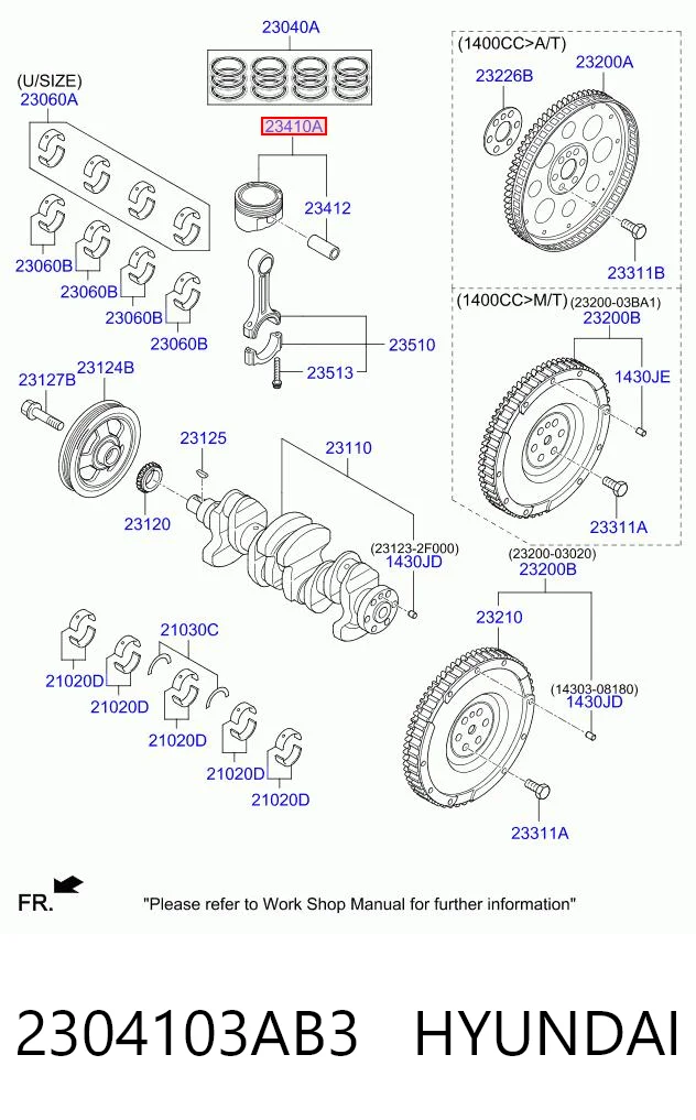 2304103AB3 Hyundai/Kia