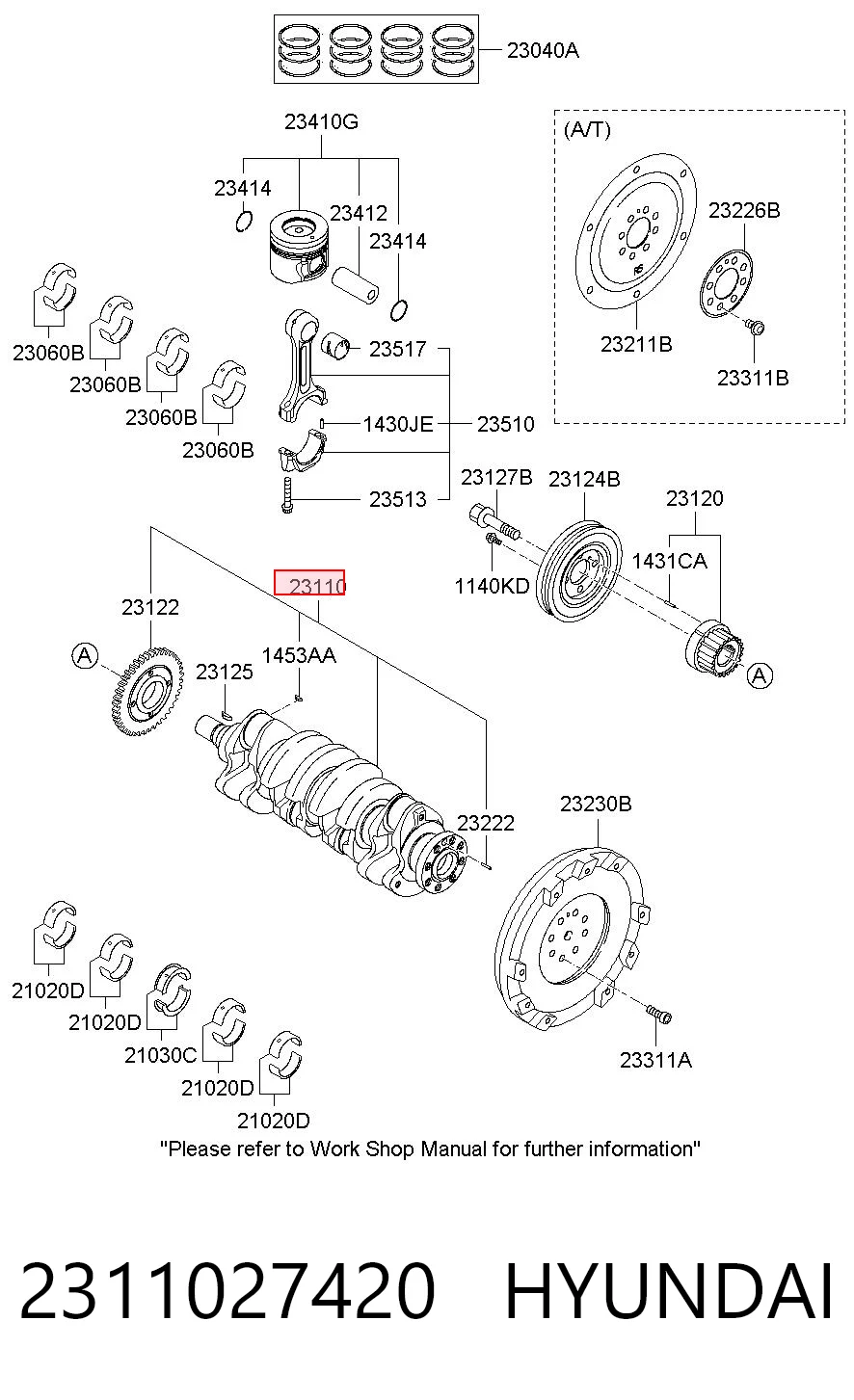 2311027420 Hyundai/Kia