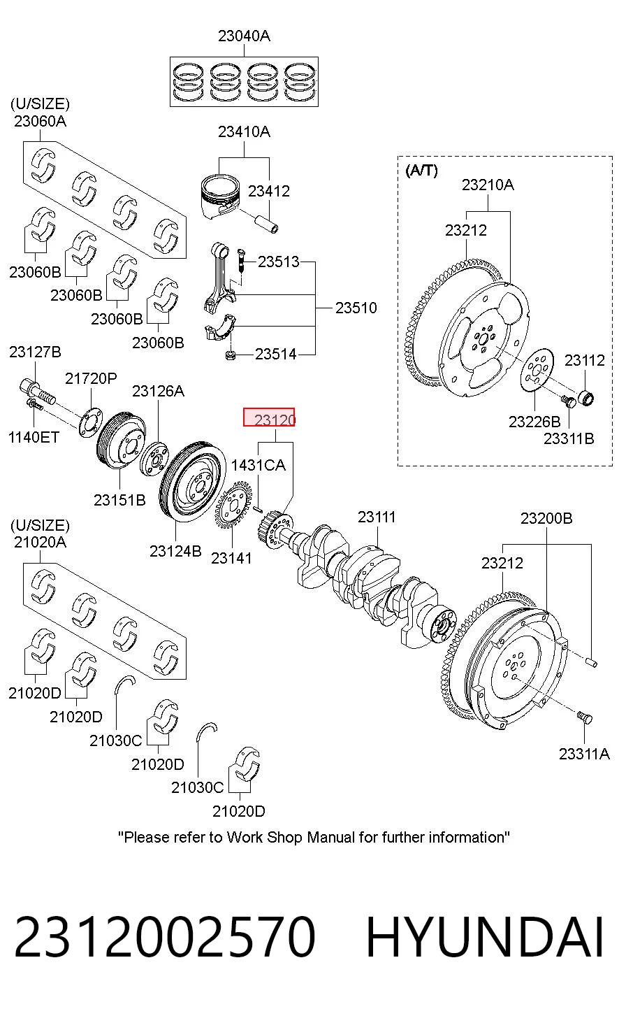2312002570 Hyundai/Kia