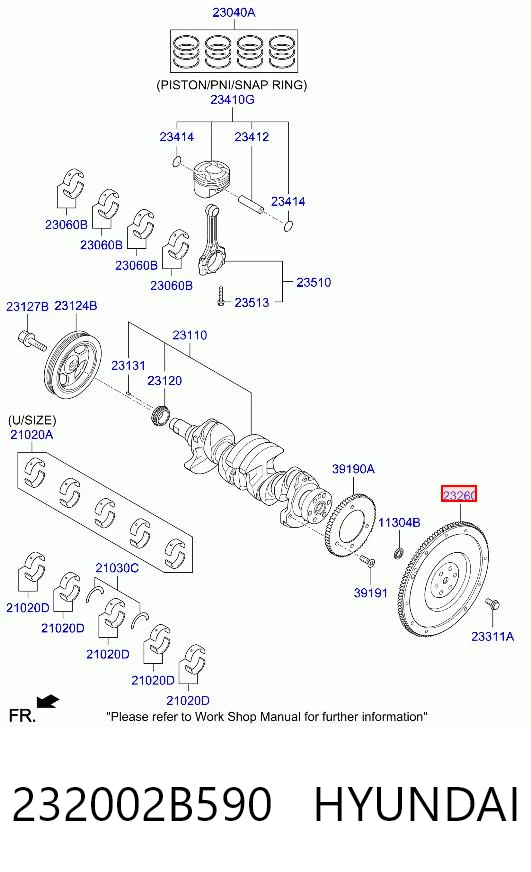 232002B590 Hyundai/Kia