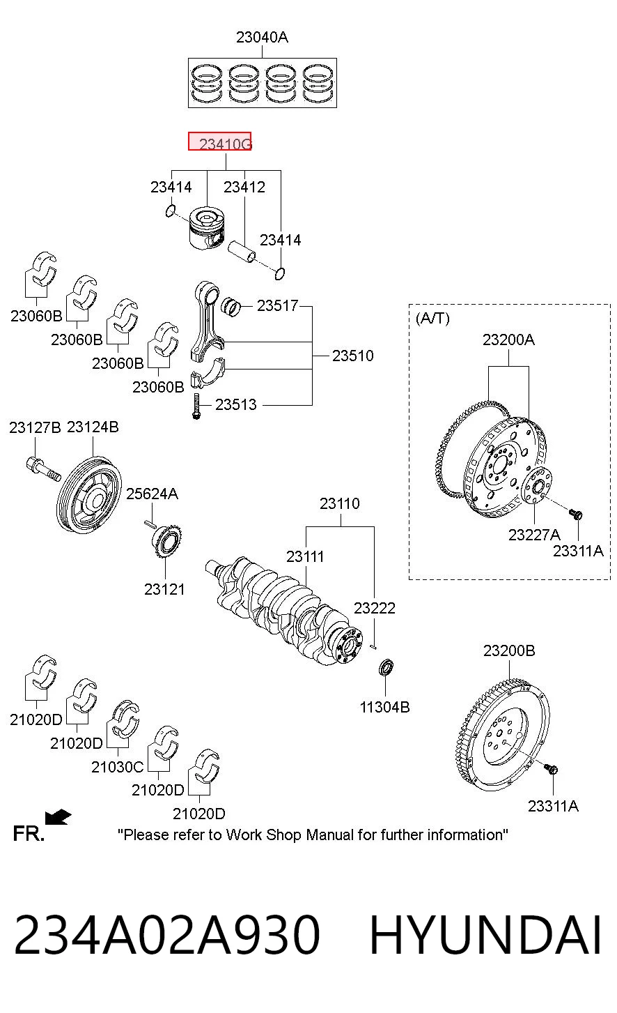 234A02A930 Hyundai/Kia