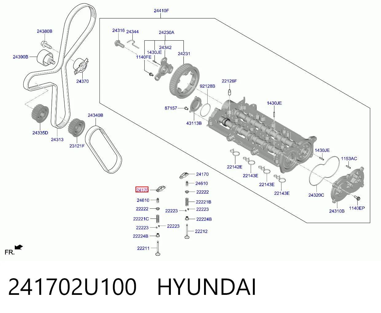 Kupić Dźwigienka zaworowa Hyundai Tucson III TL w dobrej cenie