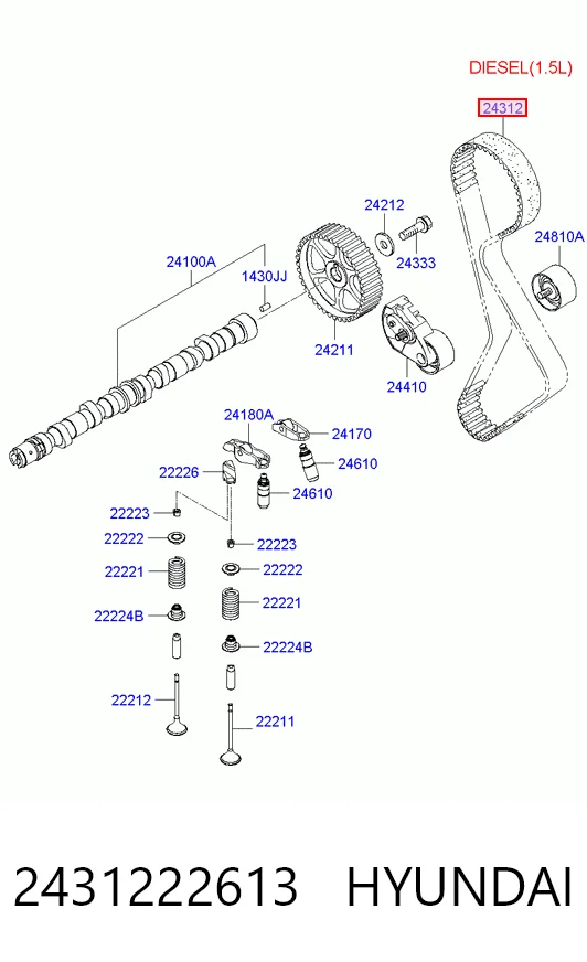 2431222613 Hyundai/Kia