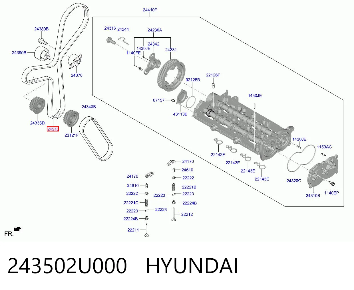 243502U000 Hyundai/Kia