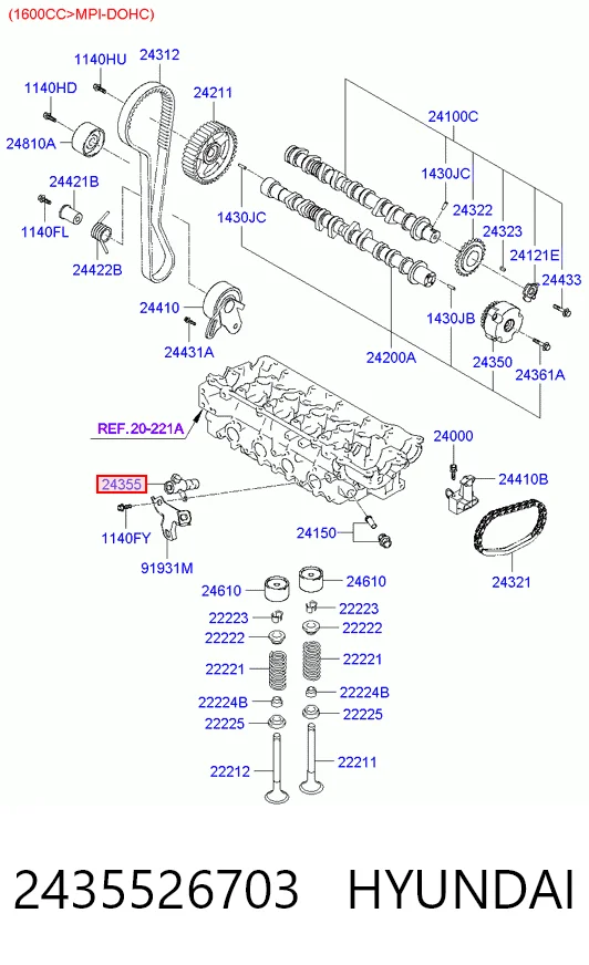 2435526703 Hyundai/Kia