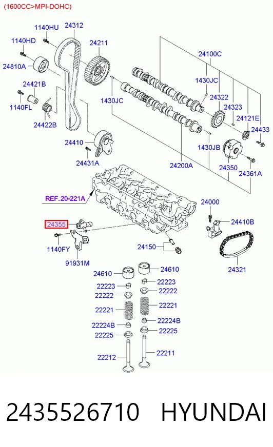 2435526710 Hyundai/Kia
