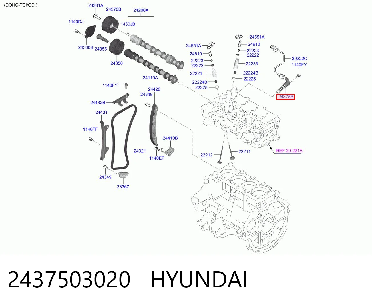 2437503020 Hyundai/Kia