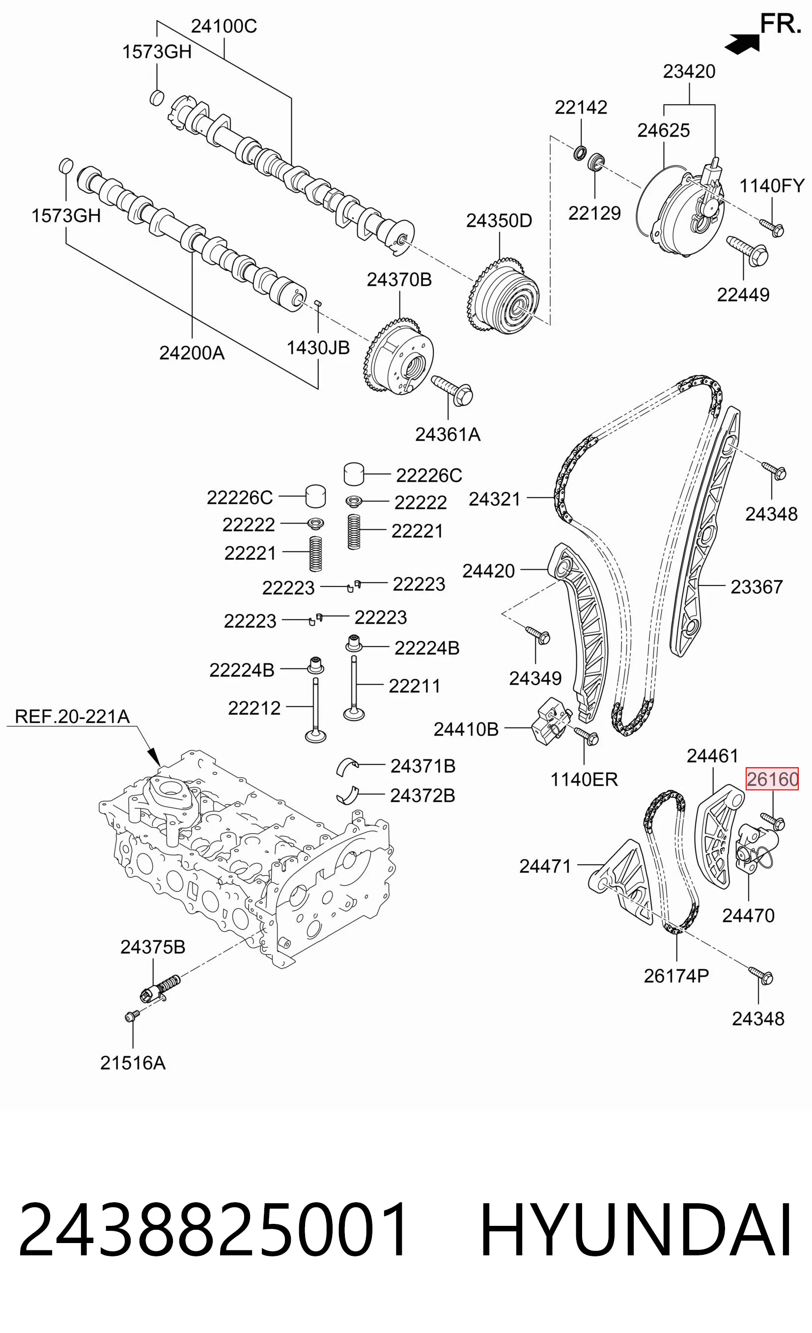 2438825001 Hyundai/Kia