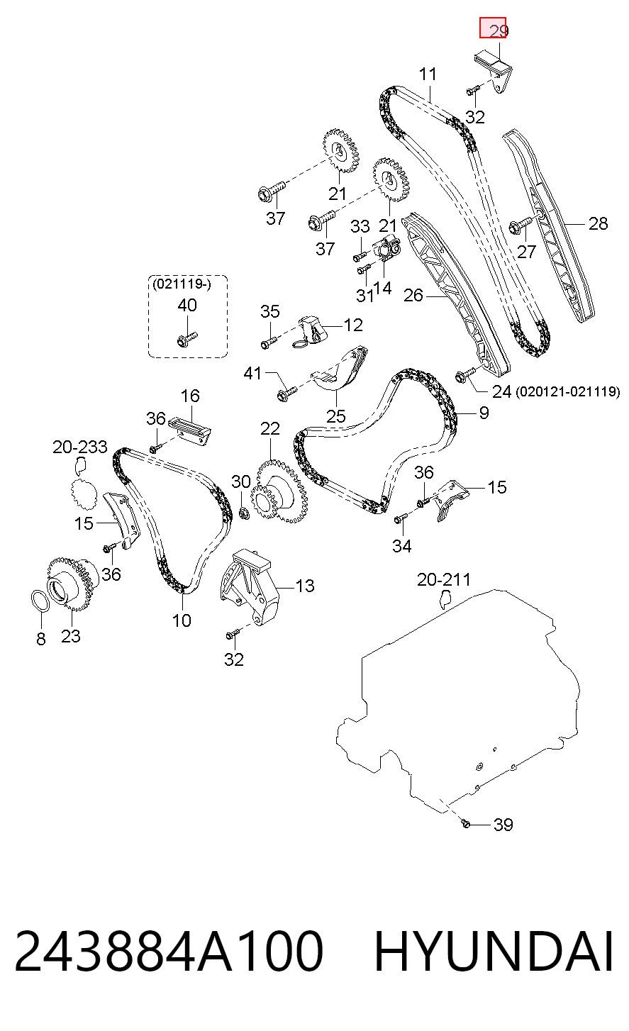 243884A100 Hyundai/Kia