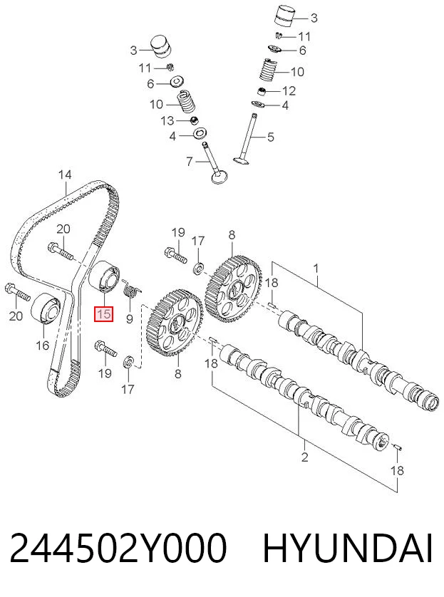 244502Y000 Hyundai/Kia