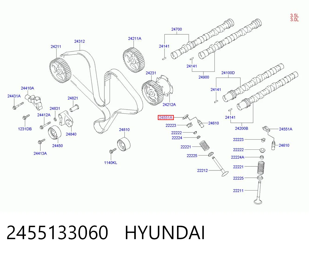 Do koszyka Dźwigienka zaworowa Hyundai Sonata IV EU4
