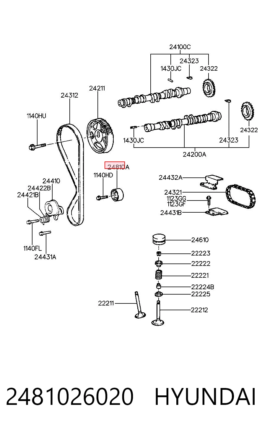 2481026020 Hyundai/Kia
