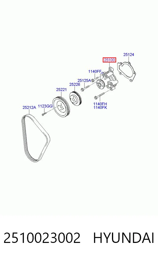 2510023002 Hyundai/Kia