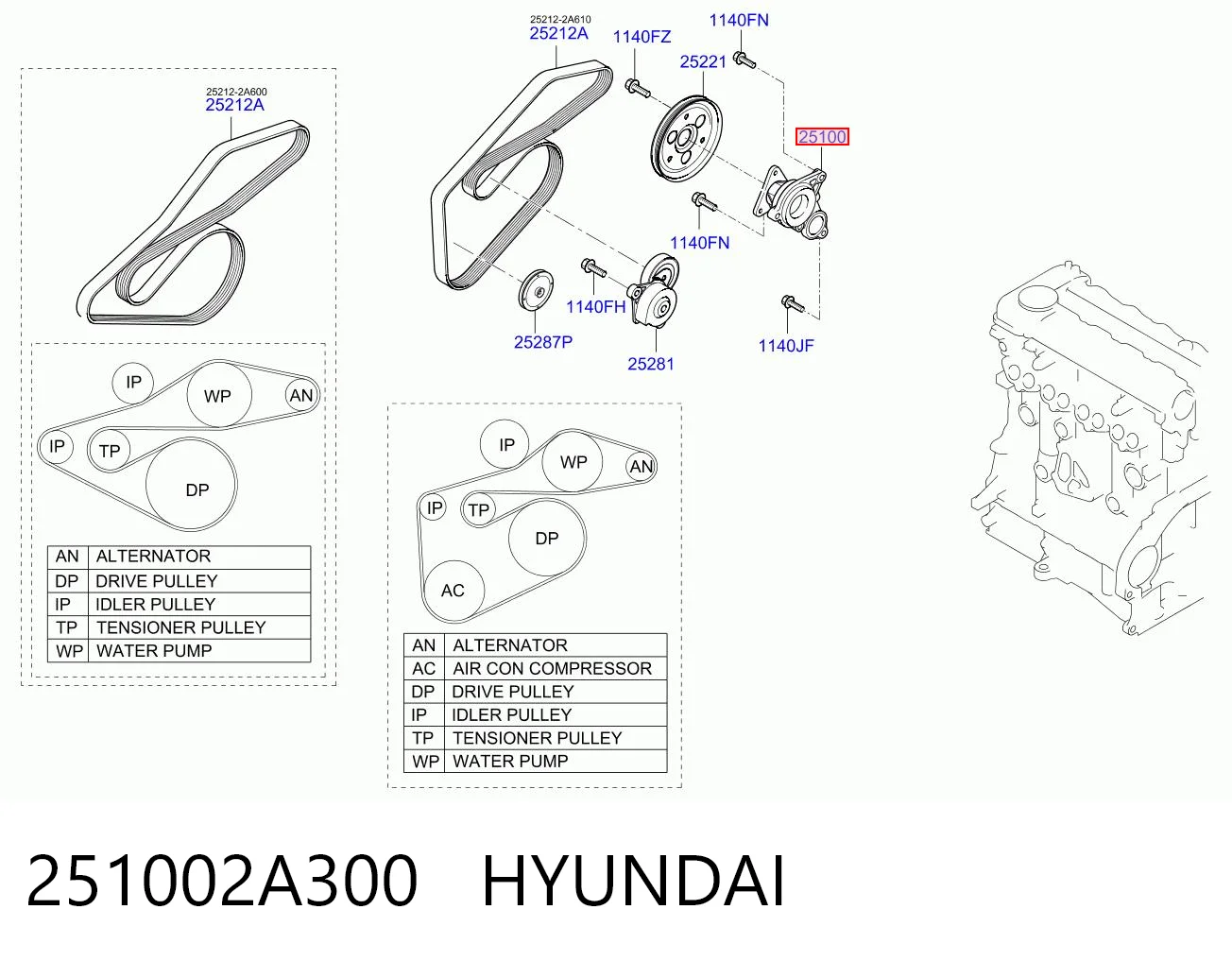 251002A300 Hyundai/Kia