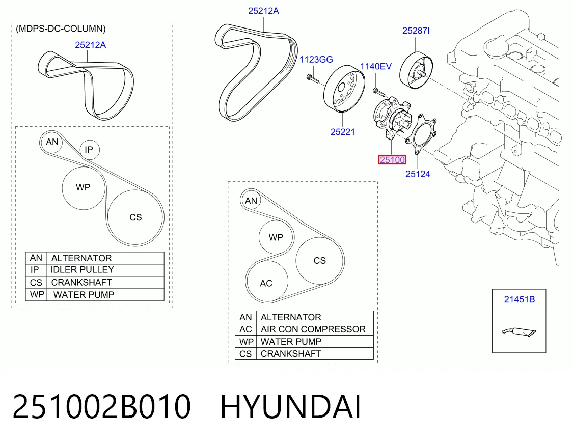 251002B010 Hyundai/Kia