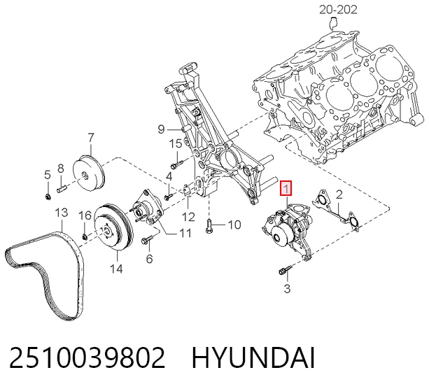 2510039802 Hyundai/Kia