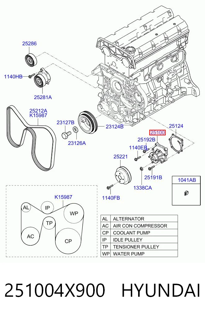 251004X900 Hyundai/Kia