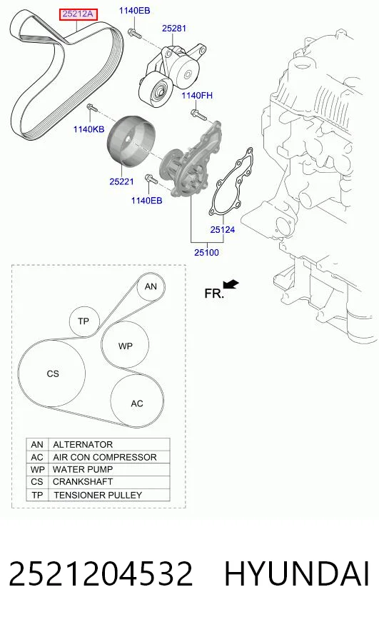 2521204532 Hyundai/Kia
