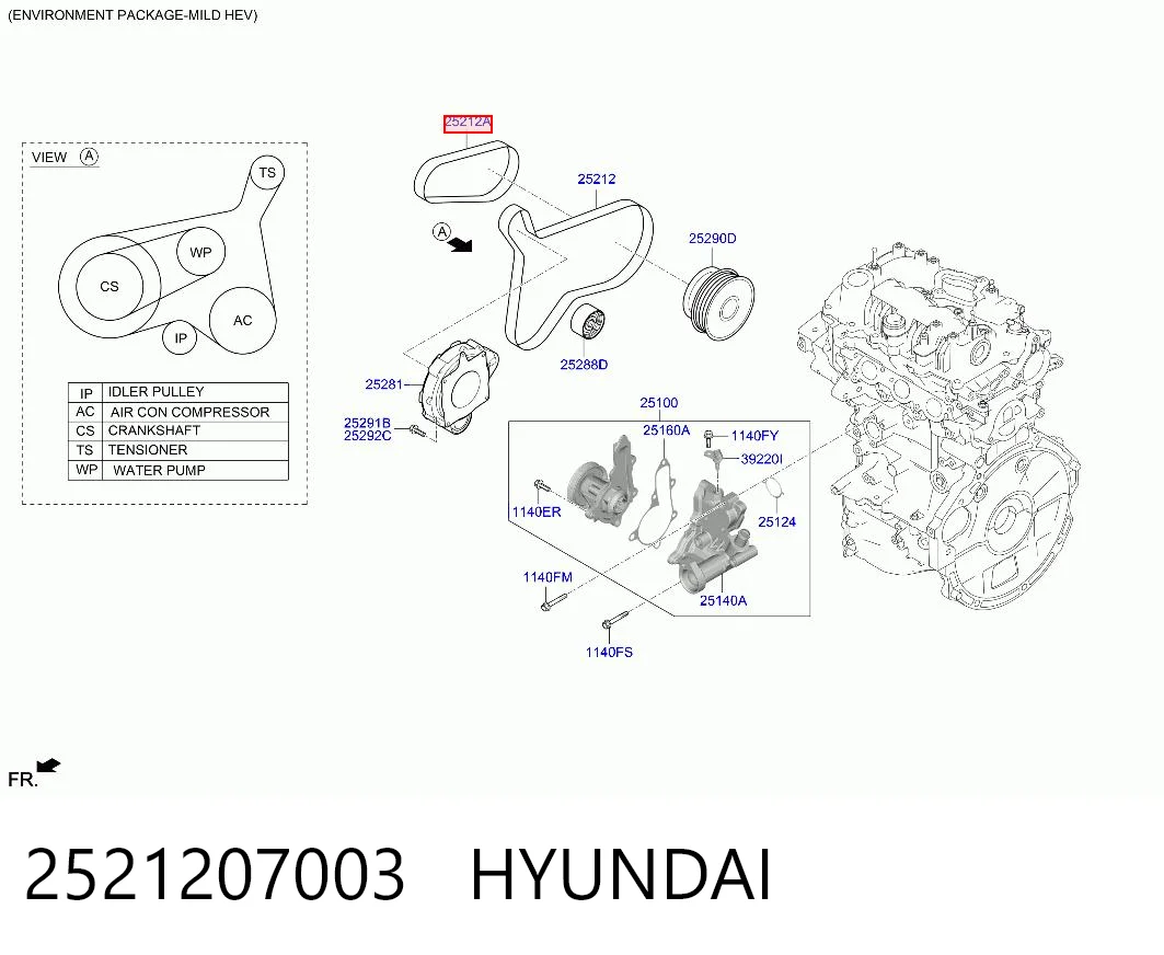2521207003 Hyundai/Kia