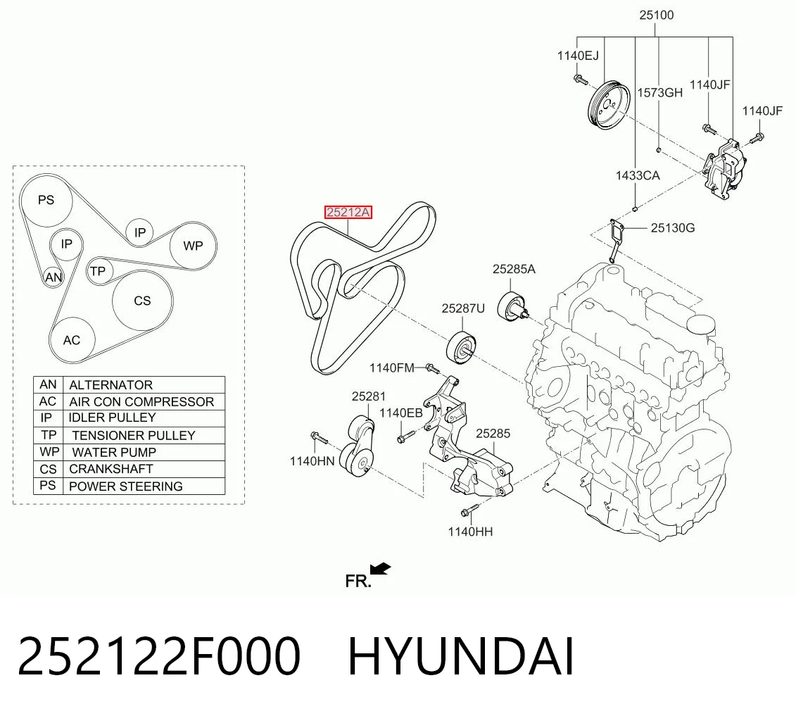 252122F000 Hyundai/Kia