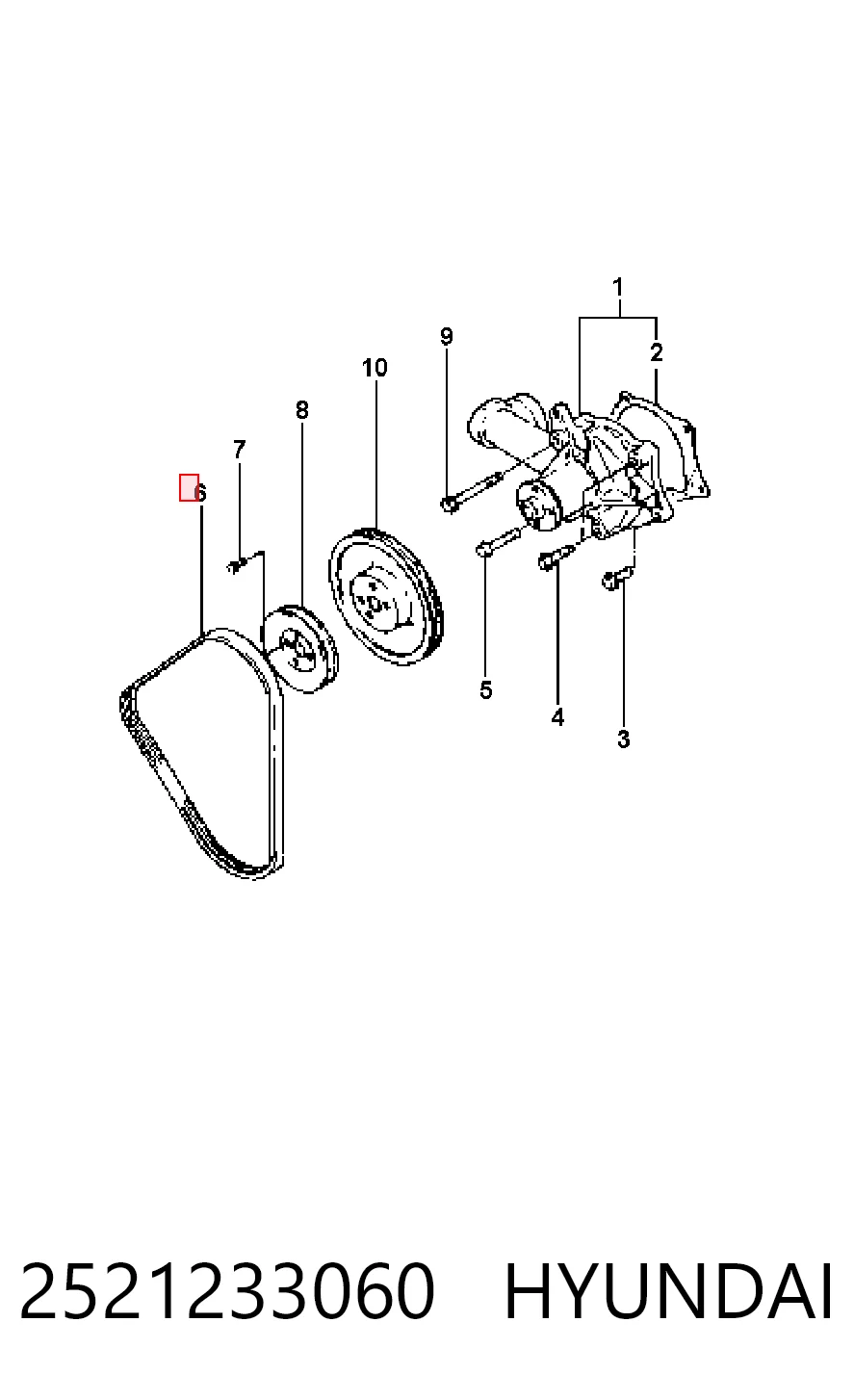 2521233060 Hyundai/Kia