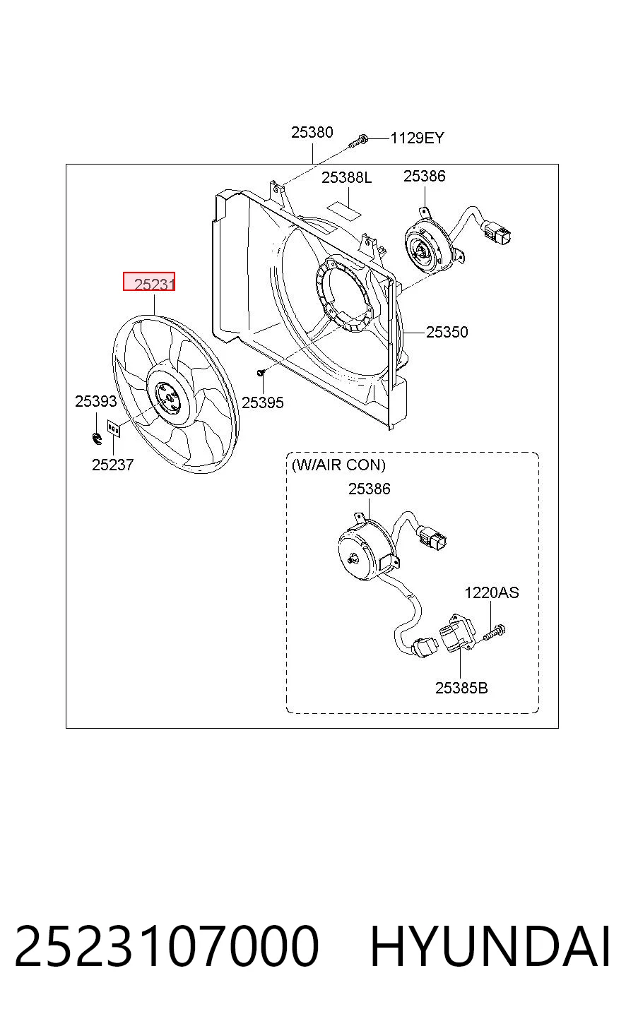 2523107000 Hyundai/Kia