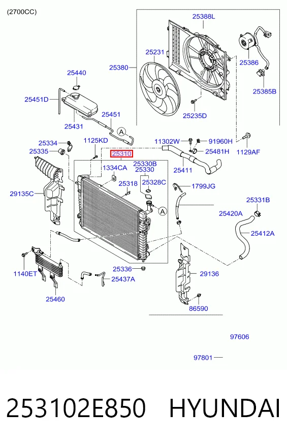 253102E850 Hyundai/Kia