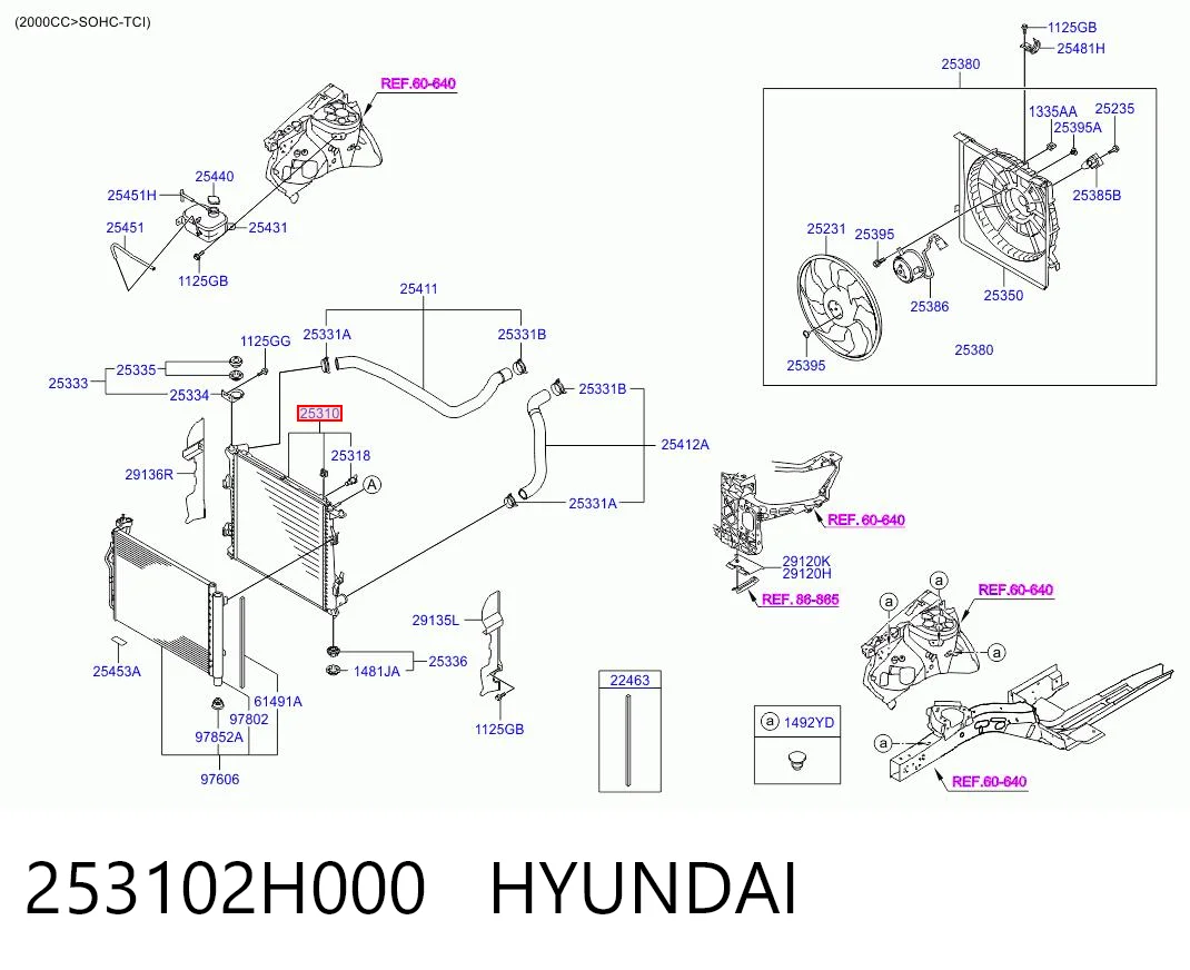 253102H000 Hyundai/Kia