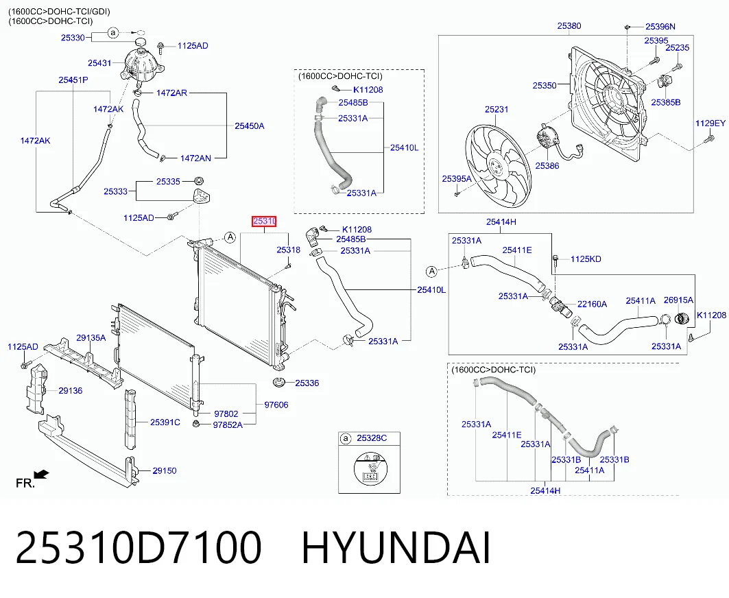 25310D7100 Hyundai/Kia
