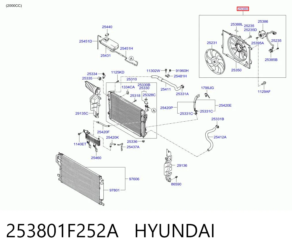 253801F252A Hyundai/Kia