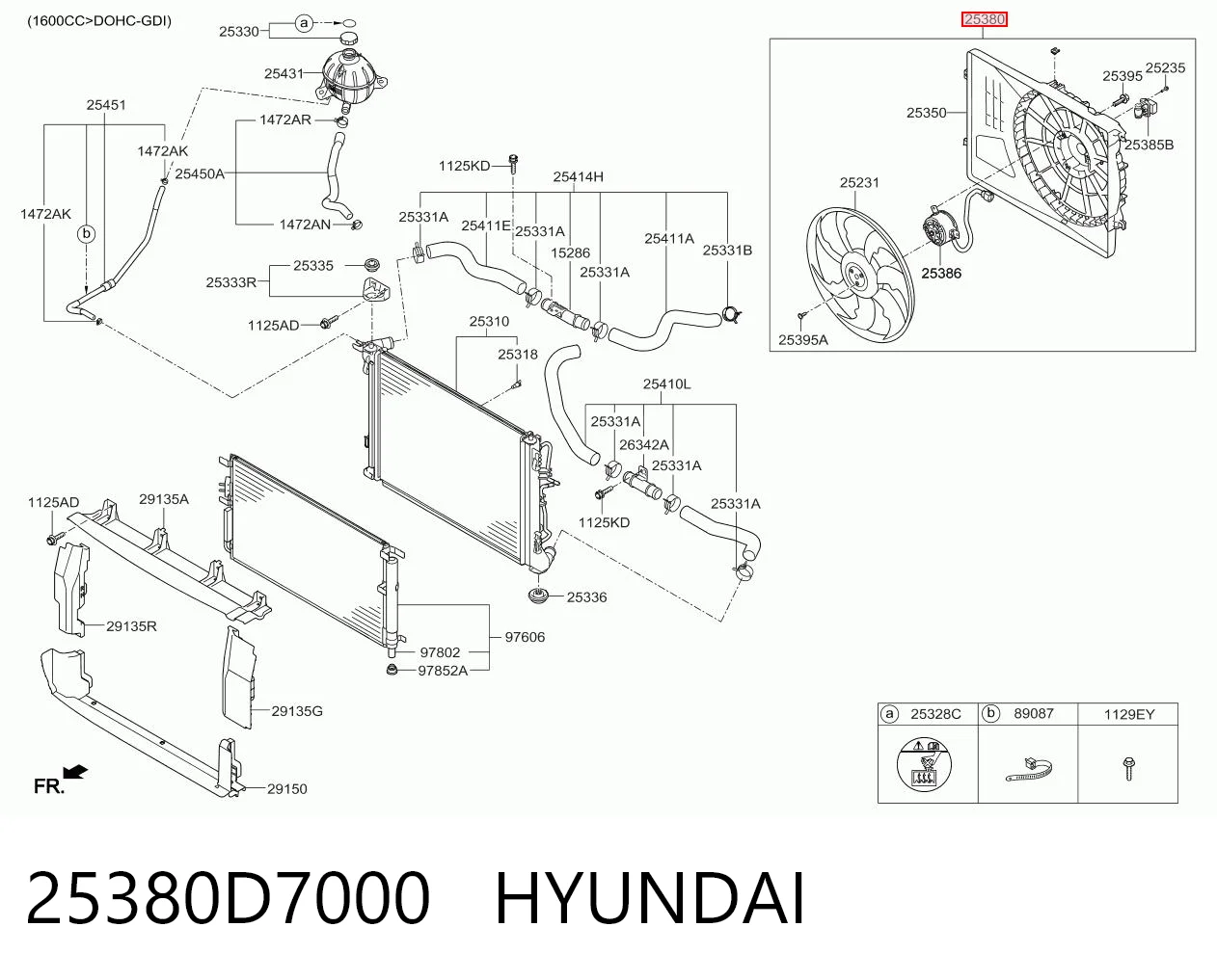 25380D7000 Hyundai/Kia