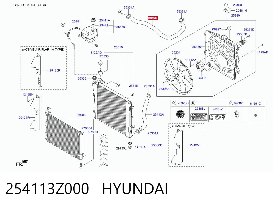 Kupić Przewód (króciec) chłodnicy górny Hyundai I40  VF w dobrej cenie