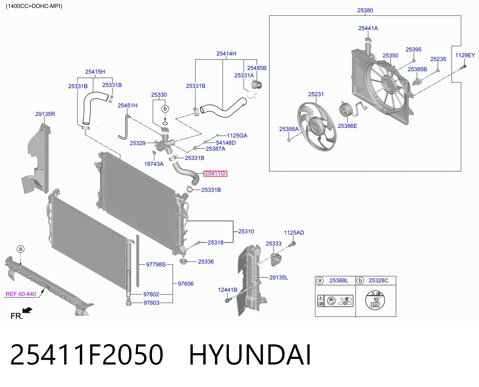 Kupić Przewód (króciec) chłodnicy górny Hyundai Elantra VI AD w dobrej cenie