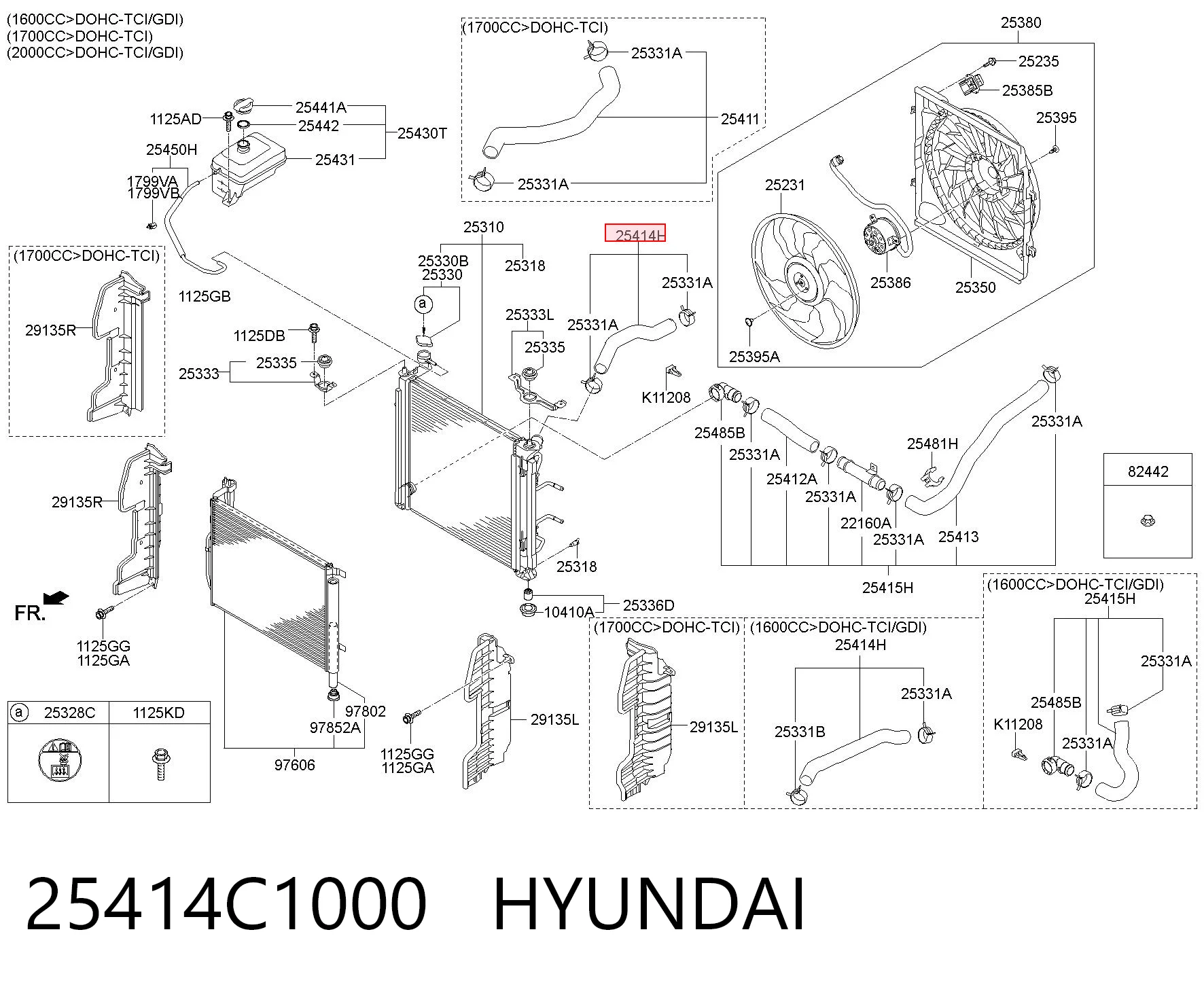 25414C1000 Hyundai/Kia