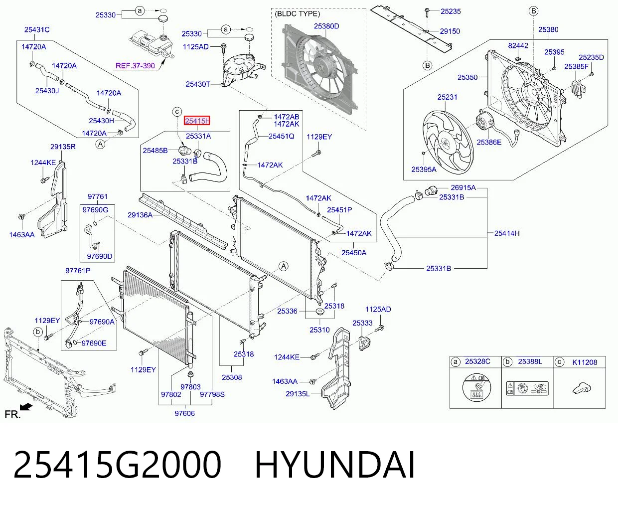 25415G2000 Hyundai/Kia