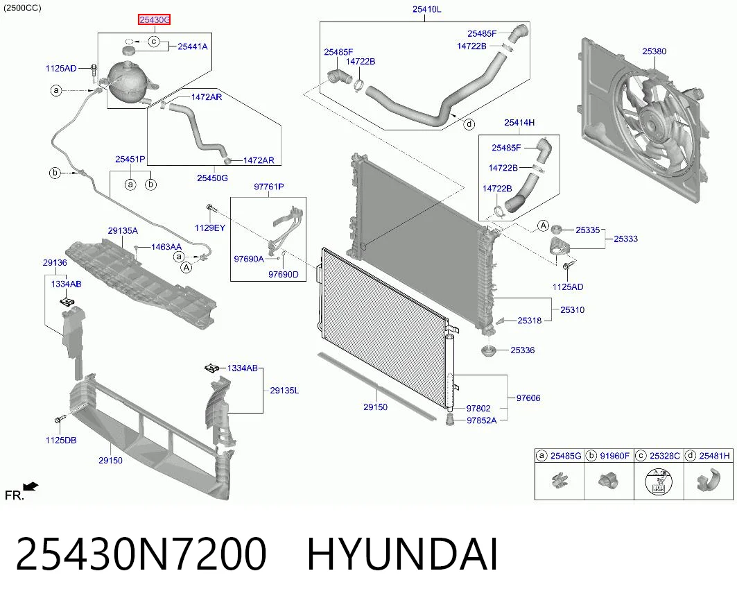 25430N7200 Hyundai/Kia