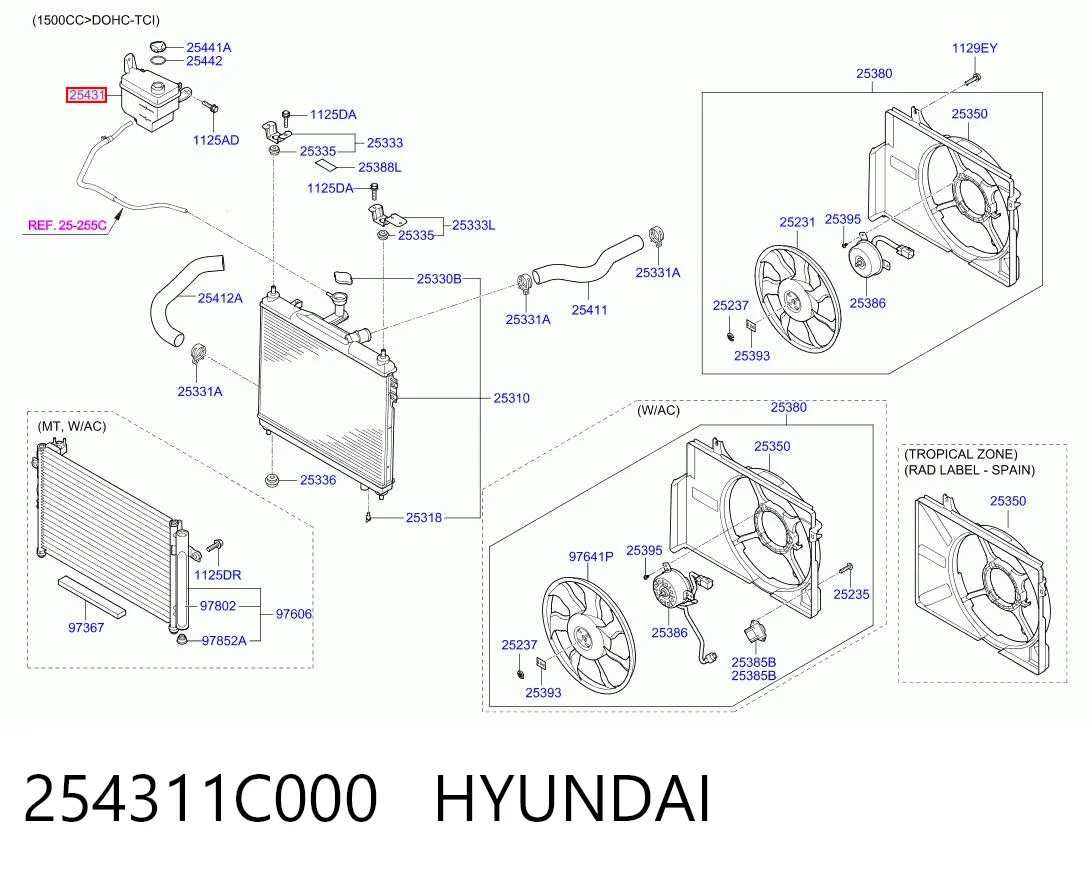 254311C000 Hyundai/Kia