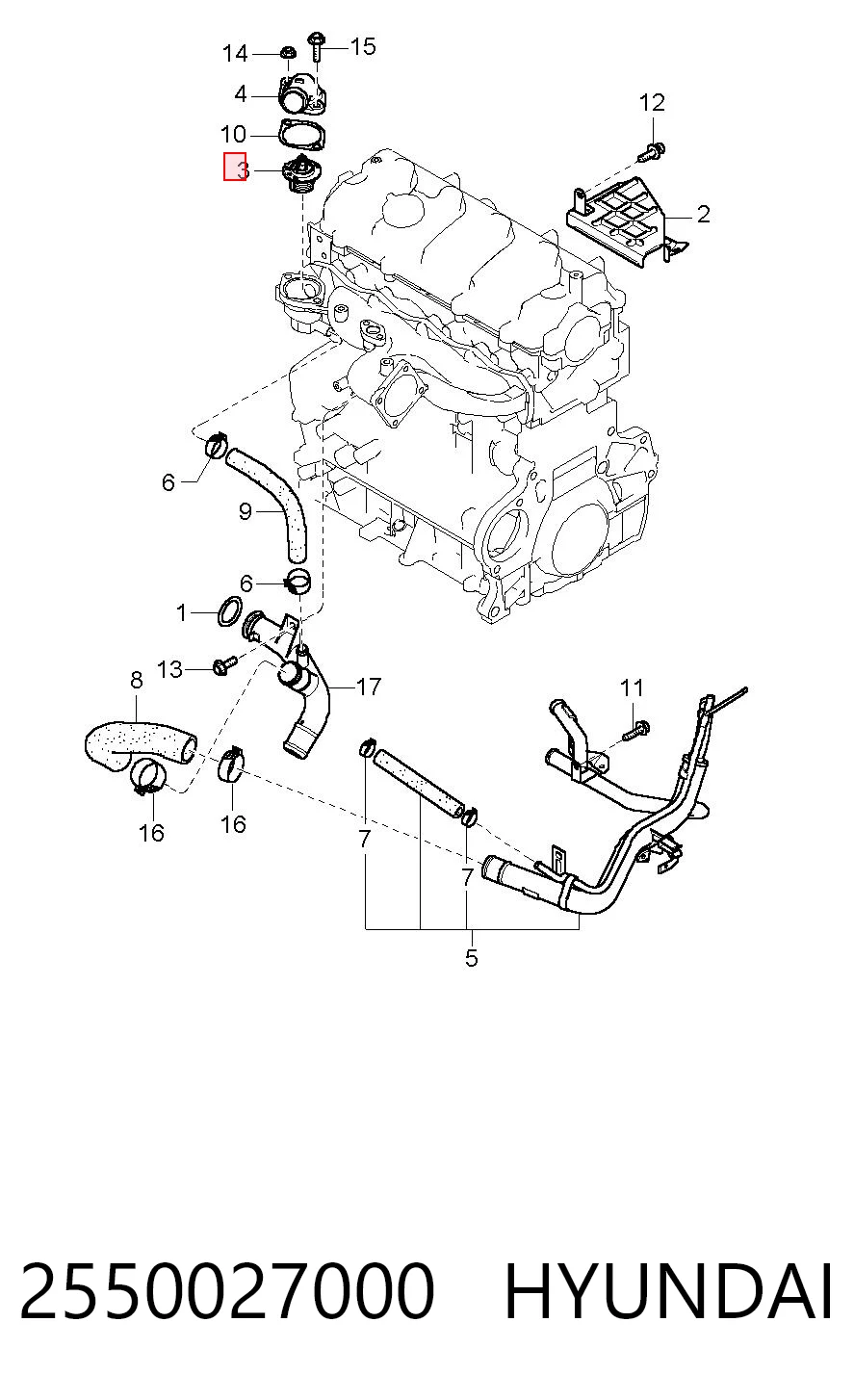 2550027000 Hyundai/Kia