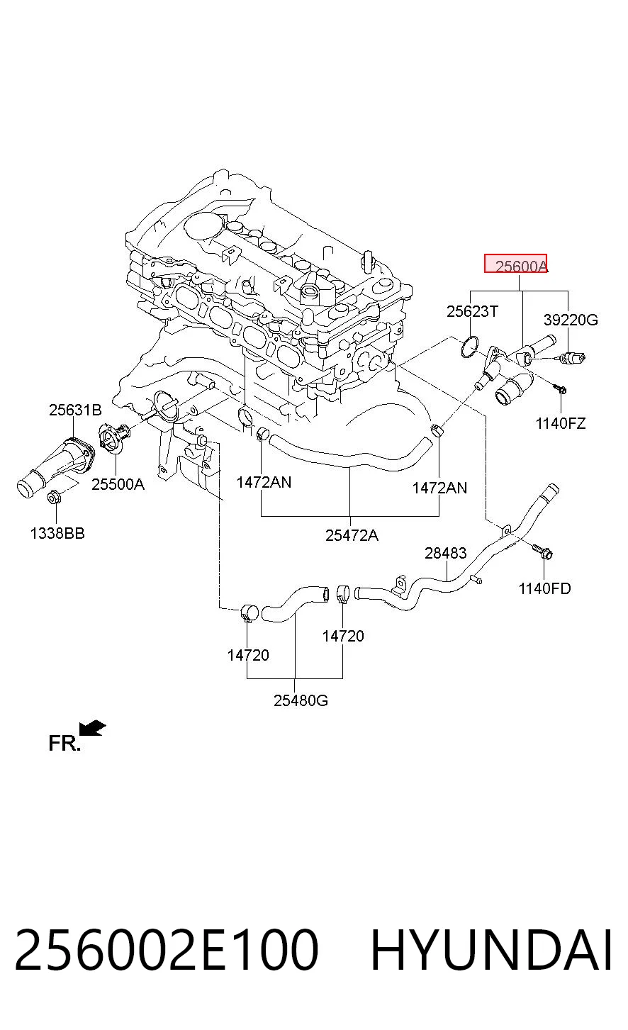 256002E100 Hyundai/Kia
