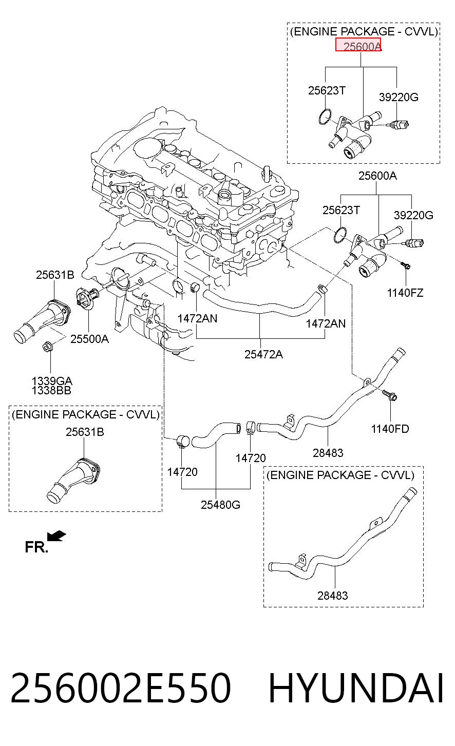 256002E550 Hyundai/Kia