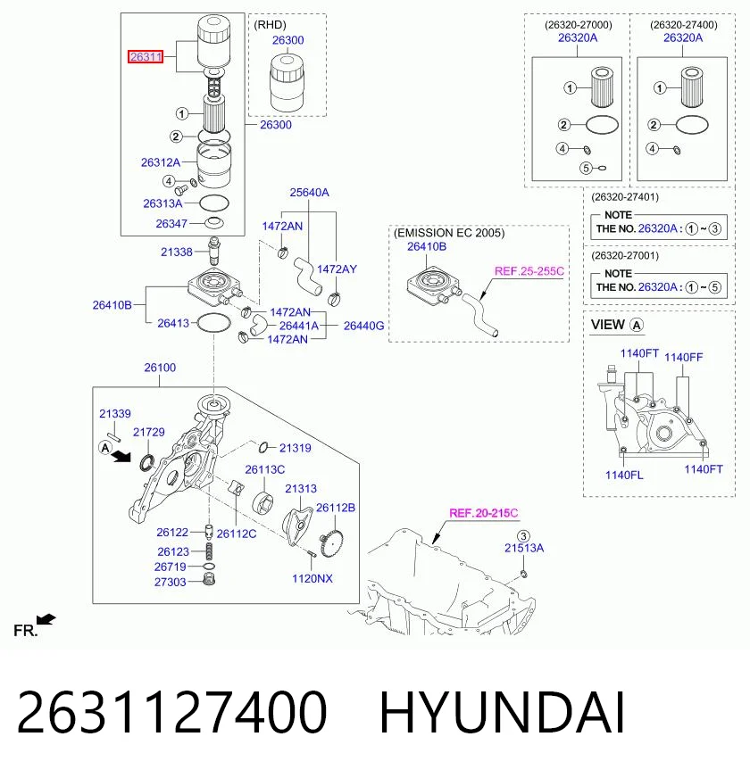 2631127400 Hyundai/Kia