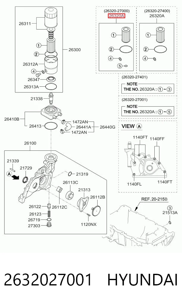 2632027001 Hyundai/Kia