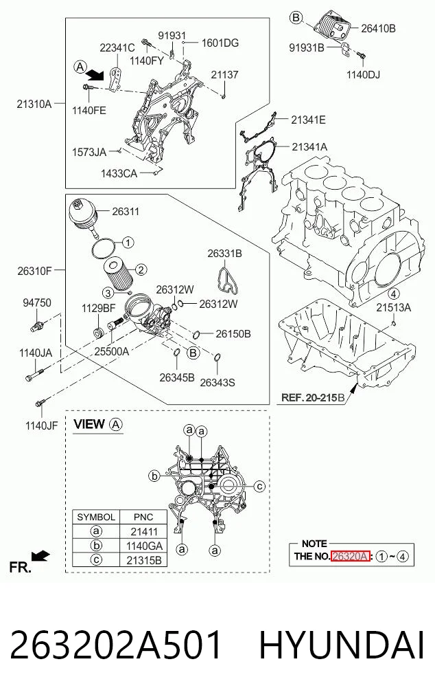 263202A501 Hyundai/Kia