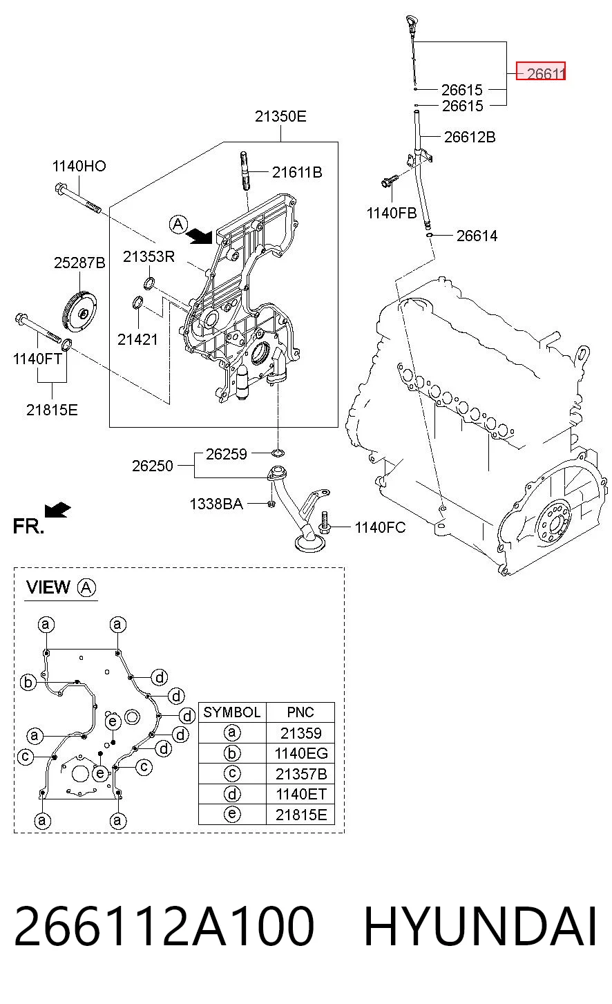 266112A100 Hyundai/Kia