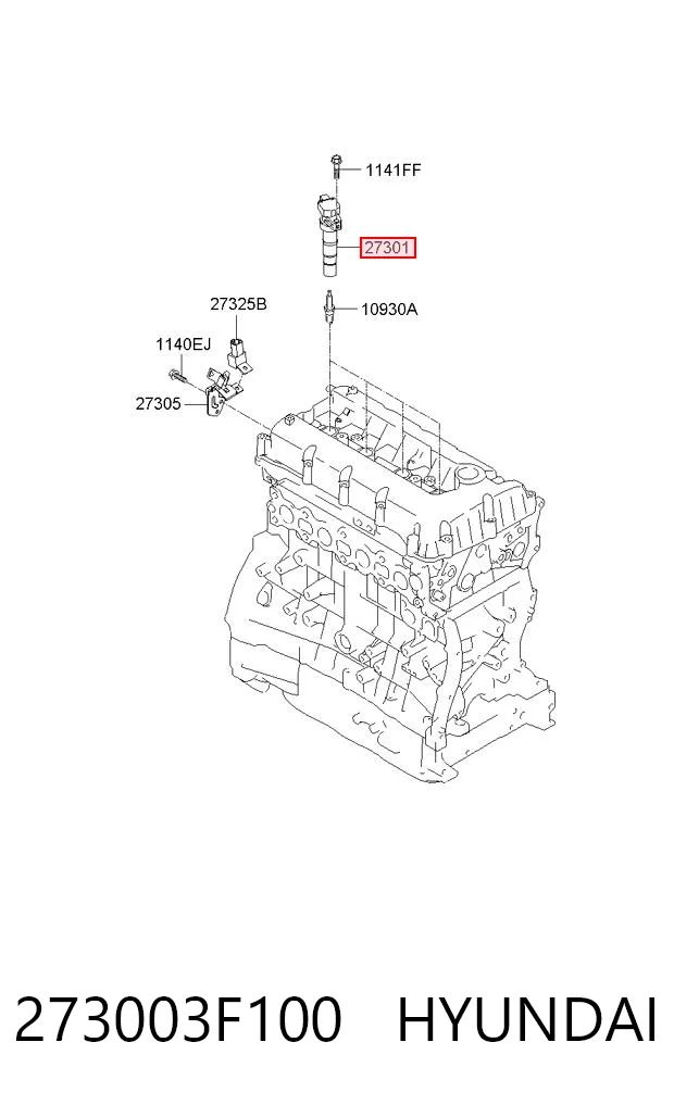 273003F100 Hyundai/Kia Cewka zapłonowa