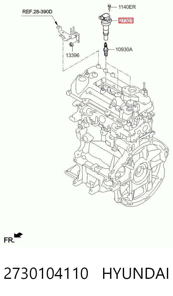 2730104110 Hyundai/Kia Cewka zapłonowa