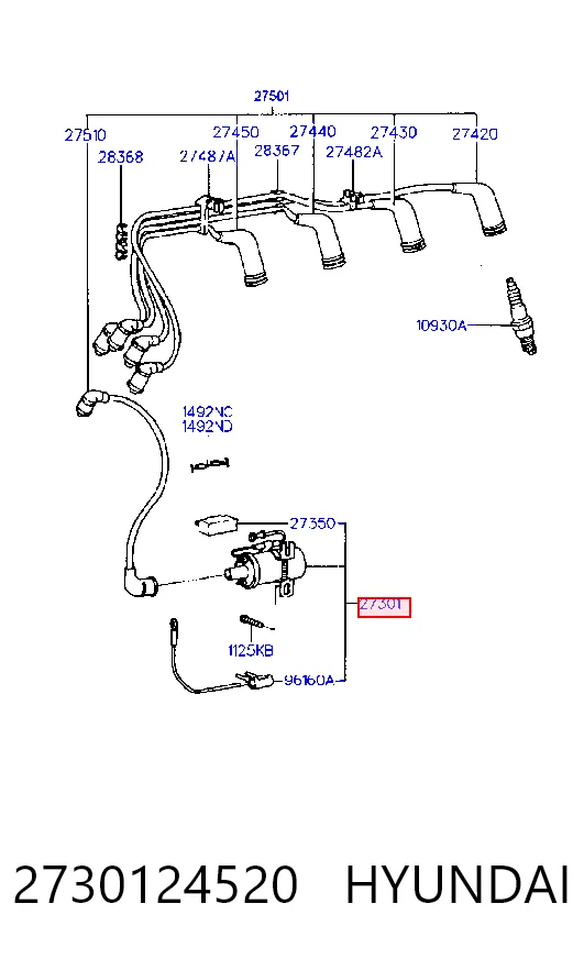  Cewka zapłonowa Hyundai Lantra 1