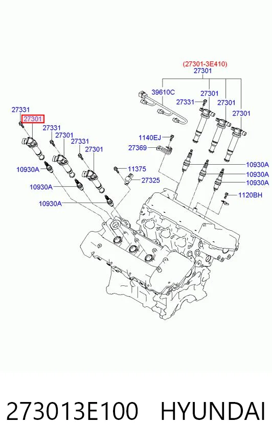 273013E100 Hyundai/Kia Cewka zapłonowa