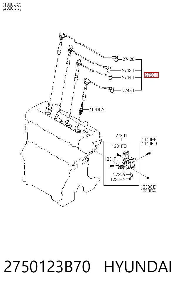 2750123B70 Hyundai/Kia